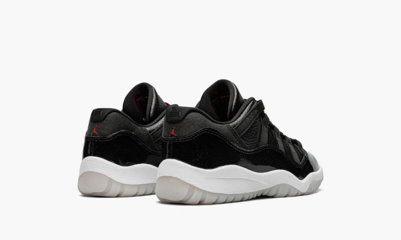 Nike Air Jordan 11 Low PS '72 - 10' Schoenen Kinderen Zwart Rood Wit Nederland | 074635-ZGA