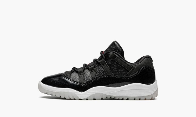 Nike Air Jordan 11 Low PS \'72 - 10\' Schoenen Kinderen Zwart Rood Wit Nederland | 074635-ZGA