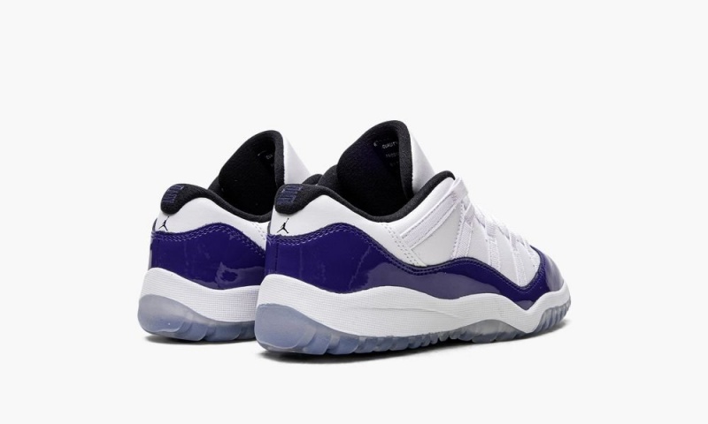 Nike Air Jordan 11 Low PS 'Concord Sketch' Schoenen Kinderen Wit Zwart Paars Nederland | 948513-RDT