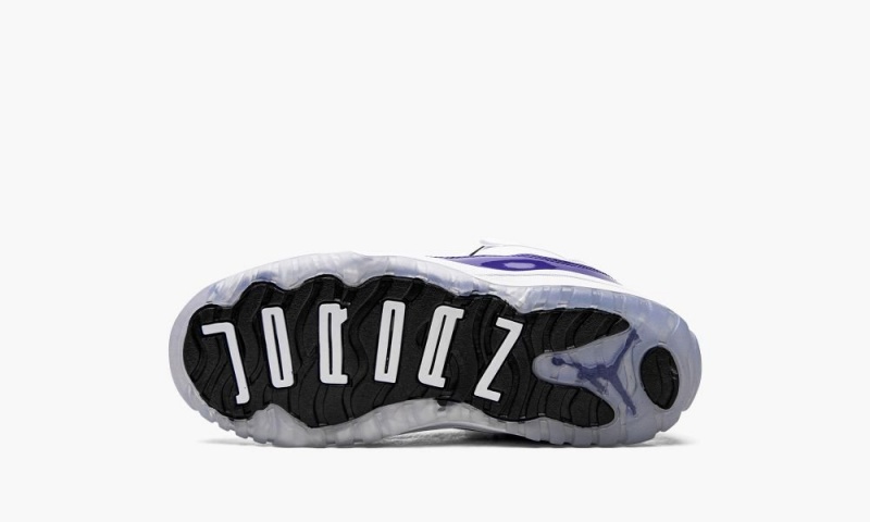 Nike Air Jordan 11 Low PS 'Concord Sketch' Schoenen Kinderen Wit Zwart Paars Nederland | 948513-RDT