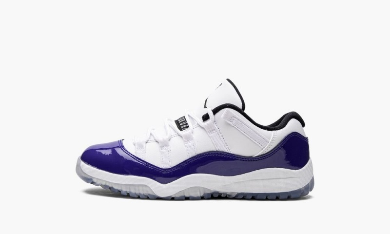 Nike Air Jordan 11 Low PS \'Concord Sketch\' Schoenen Kinderen Wit Zwart Paars Nederland | 948513-RDT