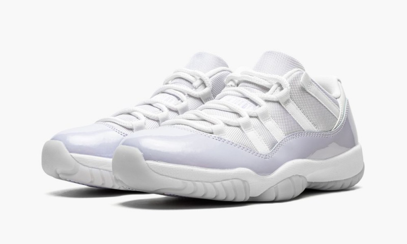 Nike Air Jordan 11 Low 'Pure Violet' Schoenen Dames Wit Paars Nederland | 521869-RAG