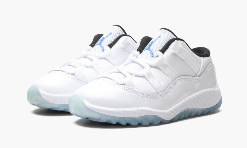Nike Air Jordan 11 Low TD 'Legend Blue' Schoenen Kinderen Wit Blauw Nederland | 190284-EFS