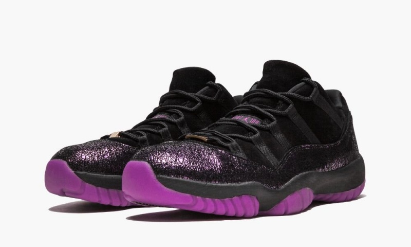 Nike Air Jordan 11 RTR L Think 16 Schoenen Dames Zwart Paars Nederland | 620739-DZR