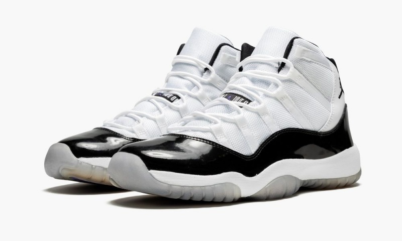 Nike Air Jordan 11 Retro (GS) 'Concord' Schoenen Kinderen Wit Zwart Nederland | 046827-RXE