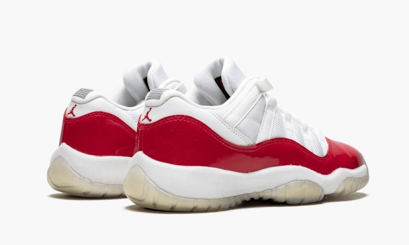 Nike Air Jordan 11 Retro Low BG 'Cherry' Schoenen Kinderen Wit Rood Zwart Nederland | 215490-CIV