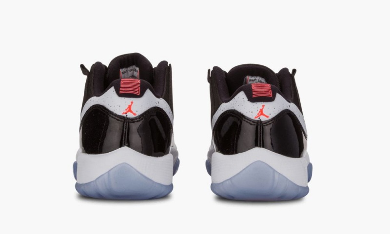 Nike Air Jordan 11 Retro Low BG 'Infrared' Schoenen Kinderen Zwart Platina Nederland | 734690-JXT
