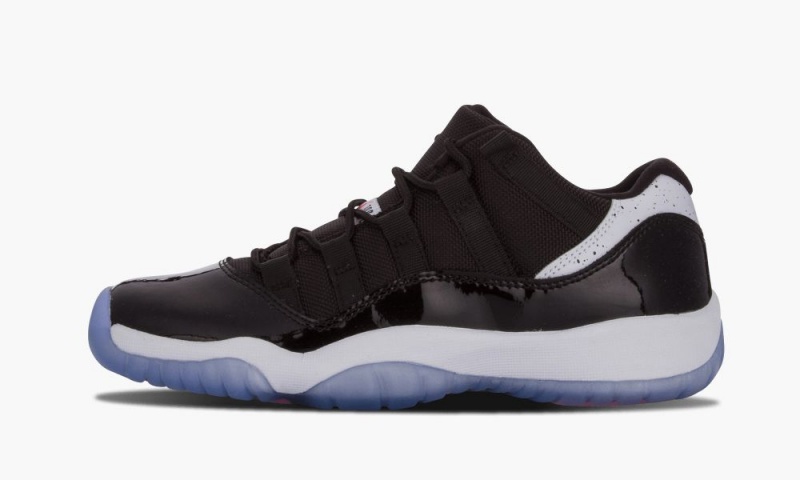 Nike Air Jordan 11 Retro Low BG \'Infrared\' Schoenen Kinderen Zwart Platina Nederland | 734690-JXT