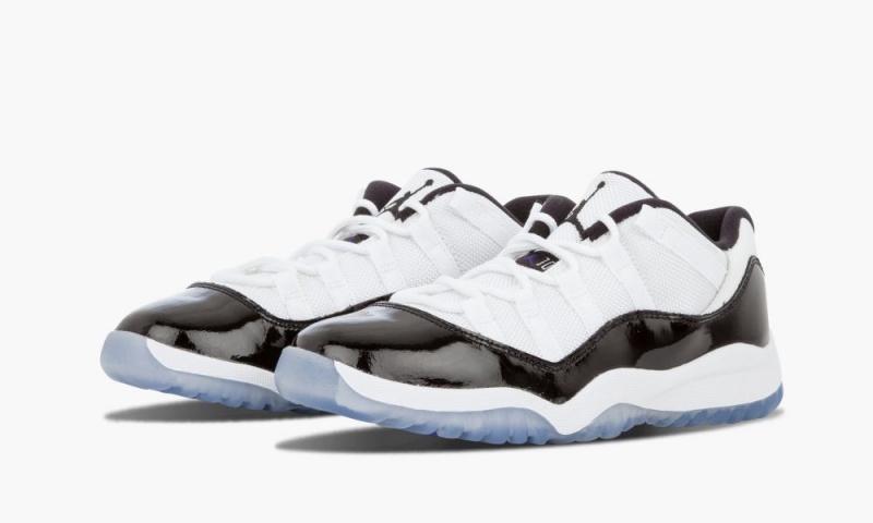 Nike Air Jordan 11 Retro Low BP 'Concord' Schoenen Kinderen Wit Zwart Nederland | 148639-JML