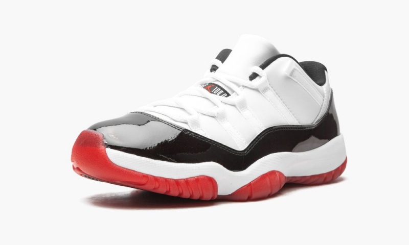 Nike Air Jordan 11 Retro Low 'Concord Bred' Schoenen Heren Wit Rood Zwart Nederland | 053287-GZP