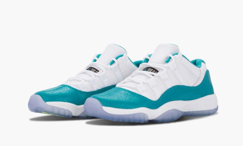 Nike Air Jordan 11 Retro Low (GS) 'Turbo Green' Schoenen Kinderen Wit Groen Nederland | 964012-ONI