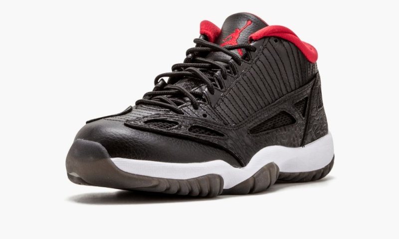 Nike Air Jordan 11 Retro Low IE Schoenen Heren Zwart Rood Wit Nederland | 408369-JUZ