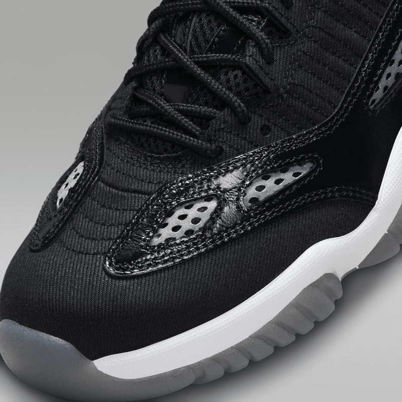 Nike Air Jordan 11 Retro Low IE Schoenen Heren Zwart Wit Zwart Nederland | 203814-EKB