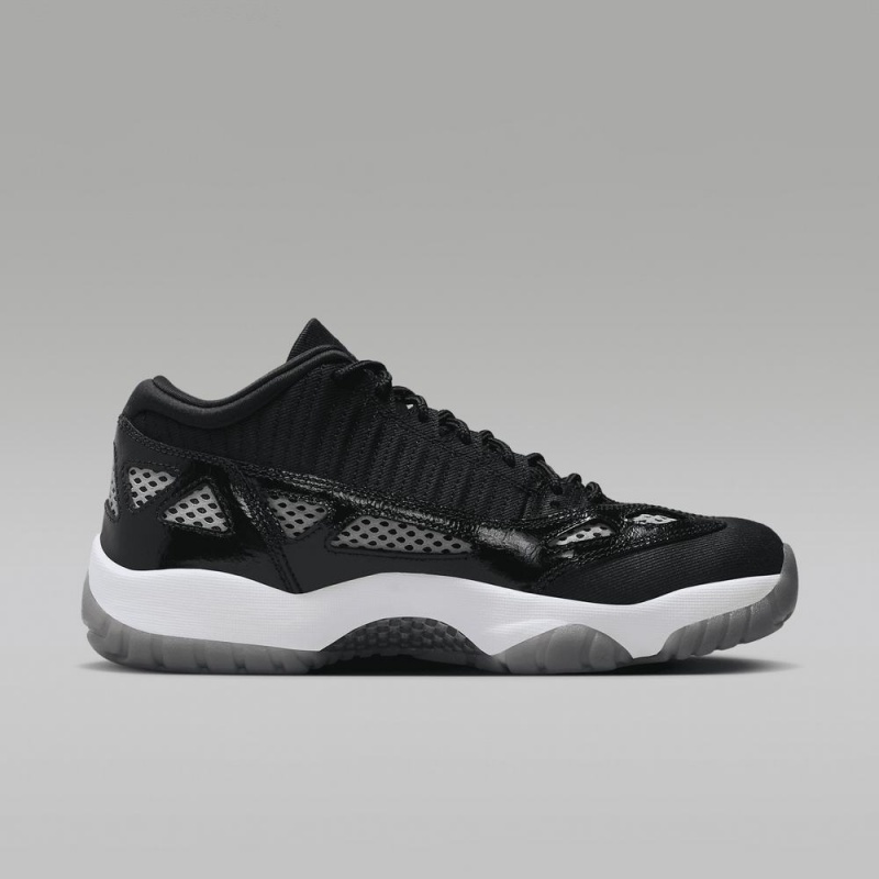 Nike Air Jordan 11 Retro Low IE Schoenen Heren Zwart Wit Zwart Nederland | 203814-EKB