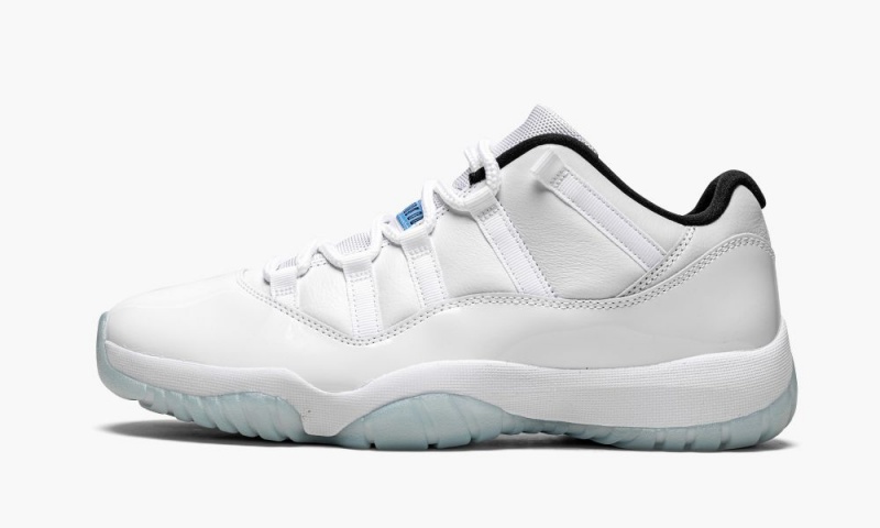 Nike Air Jordan 11 Retro Low \'Legend Blue\' Schoenen Heren Wit Zwart Blauw Nederland | 428637-TEZ