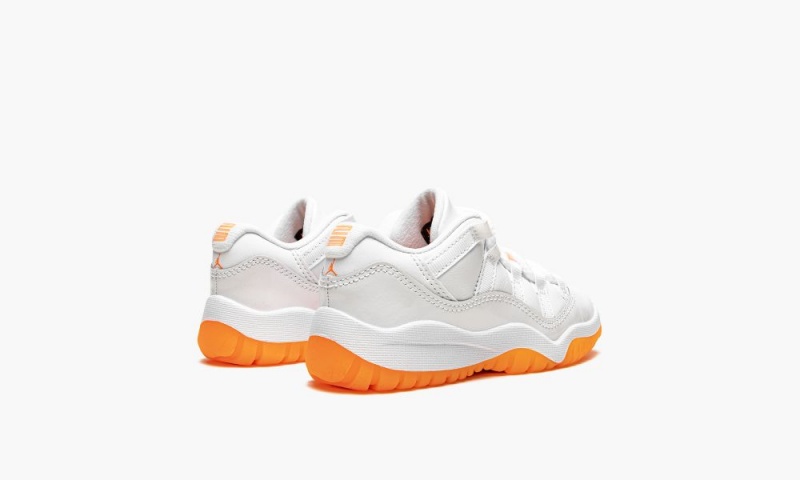 Nike Air Jordan 11 Retro Low PS 'Bright Citrus' Schoenen Kinderen Wit Lichtoranje Nederland | 327519-JNT