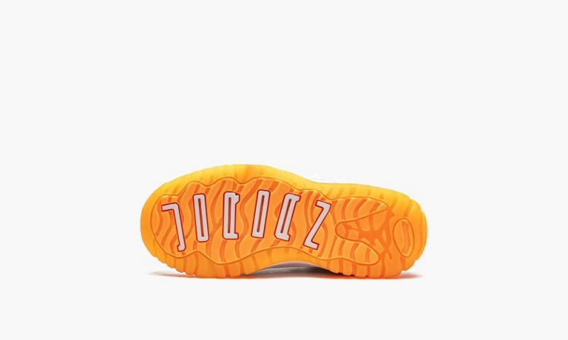 Nike Air Jordan 11 Retro Low PS 'Bright Citrus' Schoenen Kinderen Wit Lichtoranje Nederland | 327519-JNT