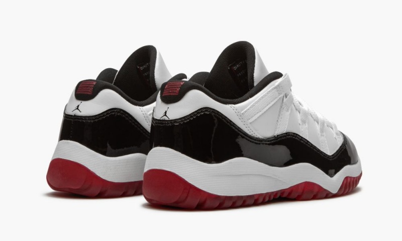 Nike Air Jordan 11 Retro Low PS 'Concord Bred' Schoenen Kinderen Wit Rood Zwart Nederland | 209574-BZY