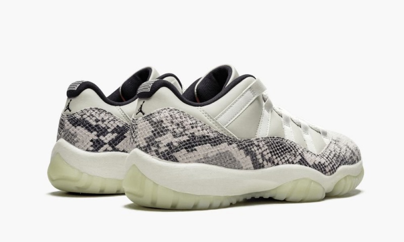 Nike Air Jordan 11 Retro Low 'Snakeskin Light Bone' Schoenen Heren Lichtbeige Rood Zwart Nederland | 238791-NCB