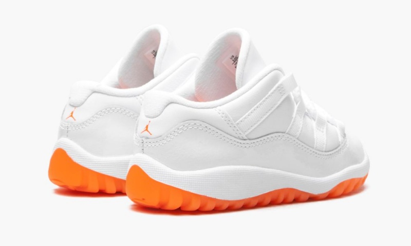 Nike Air Jordan 11 Retro Low TD 'Bright Citrus' Schoenen Kinderen Wit Lichtoranje Nederland | 657184-JSZ