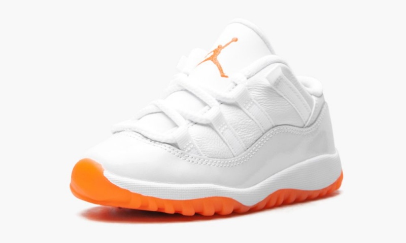 Nike Air Jordan 11 Retro Low TD 'Bright Citrus' Schoenen Kinderen Wit Lichtoranje Nederland | 657184-JSZ
