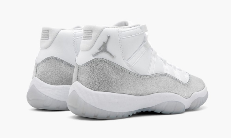 Nike Air Jordan 11 Retro 'METALLIC SILVER' Schoenen Dames Wit Metal Zilver Nederland | 054618-EYV