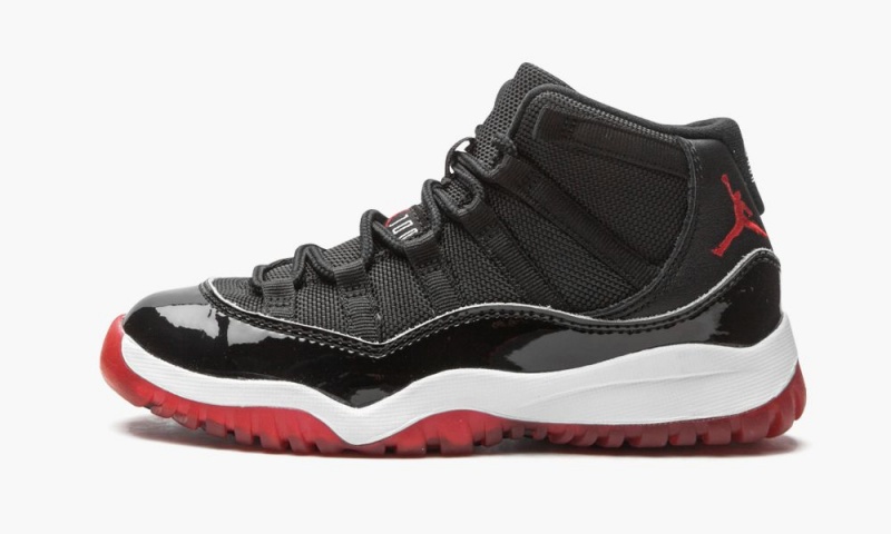 Nike Air Jordan 11 Retro (PS) \'Bred\' Schoenen Kinderen Zwart Rood Wit Nederland | 915284-EQJ