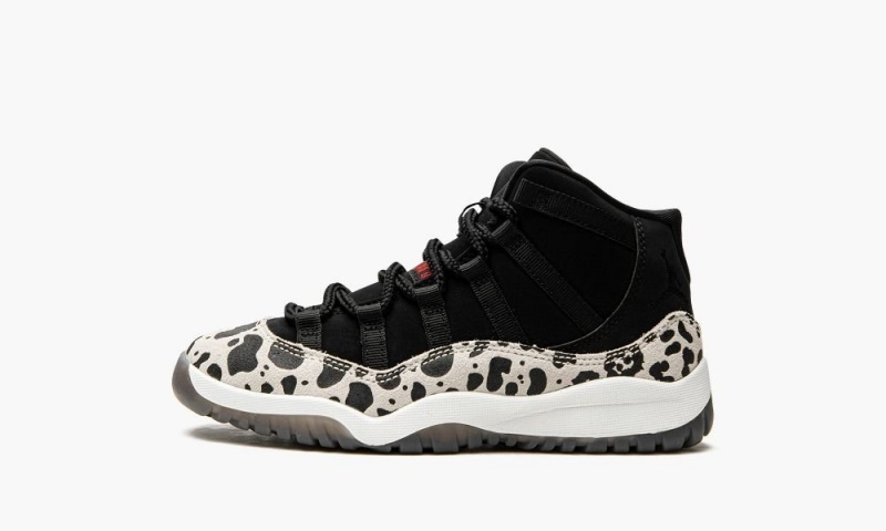 Nike Air Jordan 11 Retro Schoenen Kinderen Zwart Rood Wit Nederland | 152948-FQZ