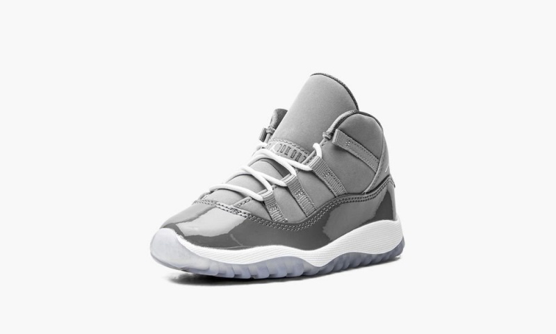 Nike Air Jordan 11 Retro TD 'Cool Grey 2021' Schoenen Kinderen Grijs Wit Nederland | 953821-LWU