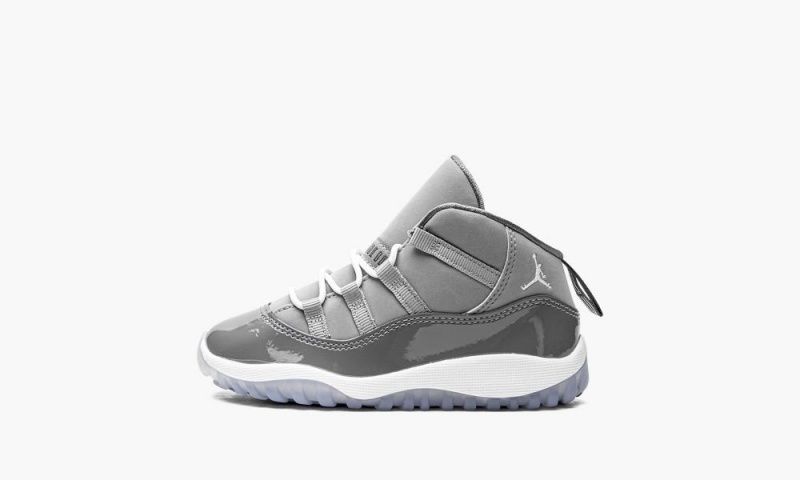 Nike Air Jordan 11 Retro TD \'Cool Grey 2021\' Schoenen Kinderen Grijs Wit Nederland | 953821-LWU
