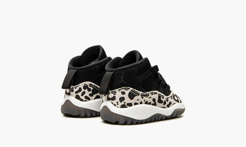 Nike Air Jordan 11 TD 'Animal Instinct' Schoenen Kinderen Zwart Rood Wit Nederland | 102978-OHG
