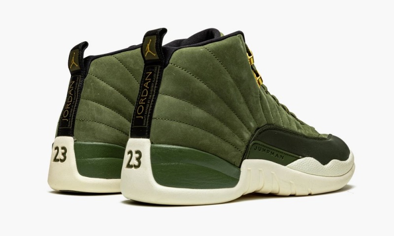 Nike Air Jordan 12 'CP3 Class of 2003' Schoenen Heren Olijfgroen Zwart Nederland | 036451-NQY