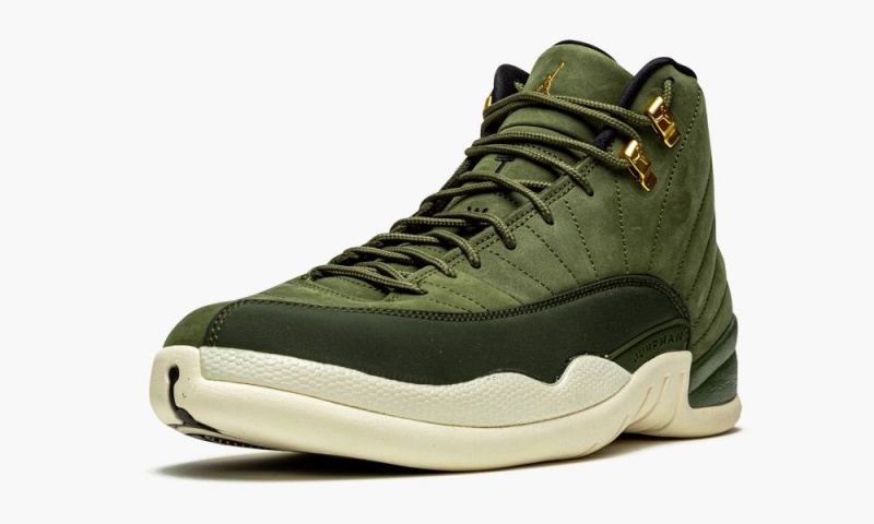 Nike Air Jordan 12 'CP3 Class of 2003' Schoenen Heren Olijfgroen Zwart Nederland | 036451-NQY
