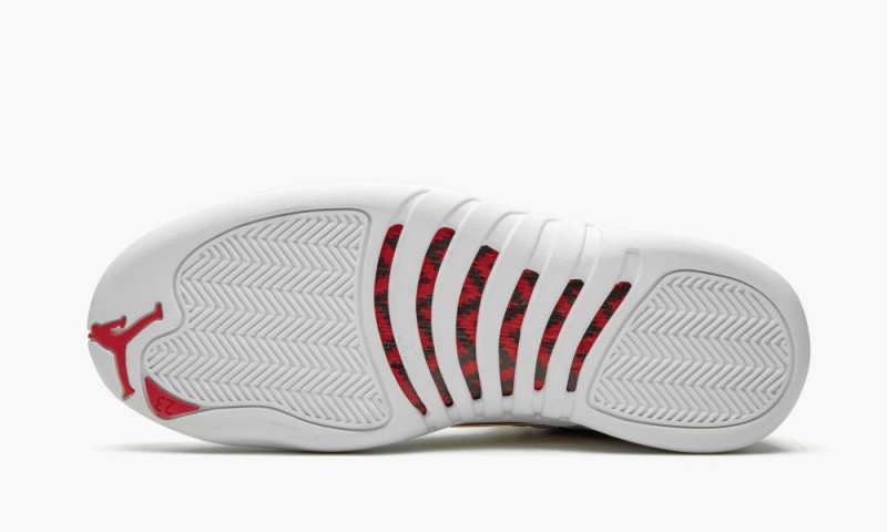 Nike Air Jordan 12 'FIBA' Schoenen Heren Wit Rood Metal Goud Nederland | 731926-GUT