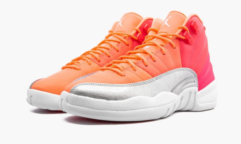 Nike Air Jordan 12 GS 'Sunset' Schoenen Kinderen Oranje Roze Wit Nederland | 709316-HNM