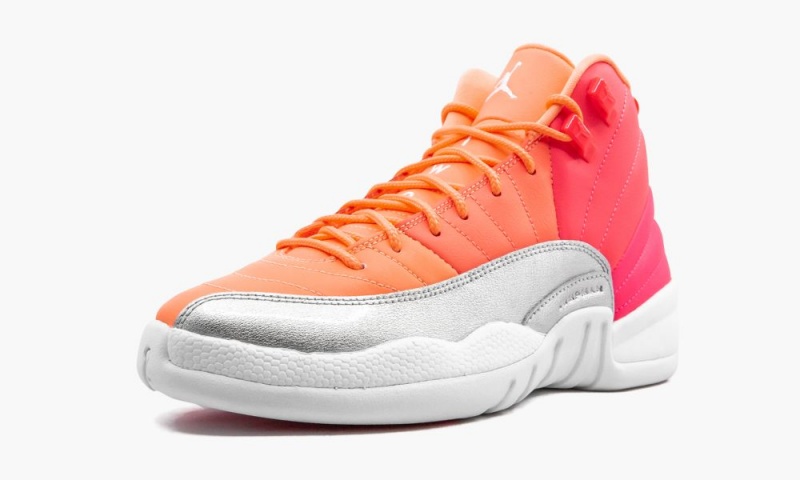 Nike Air Jordan 12 GS 'Sunset' Schoenen Kinderen Oranje Roze Wit Nederland | 709316-HNM