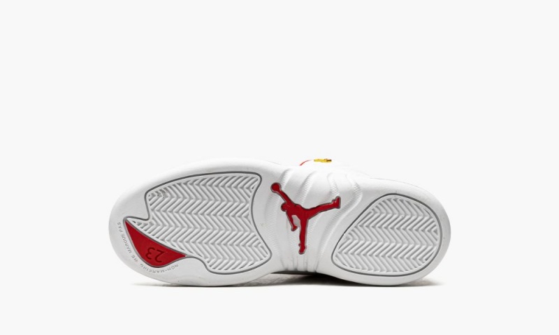 Nike Air Jordan 12 PS 'FIBA' Schoenen Kinderen Wit Rood Metal Nederland | 820461-UIP