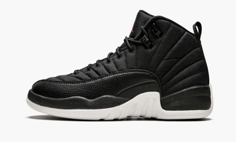 Nike Air Jordan 12 Retro BG 'Nylon' Schoenen Kinderen Zwart Rood Wit Nederland | 961408-ARF