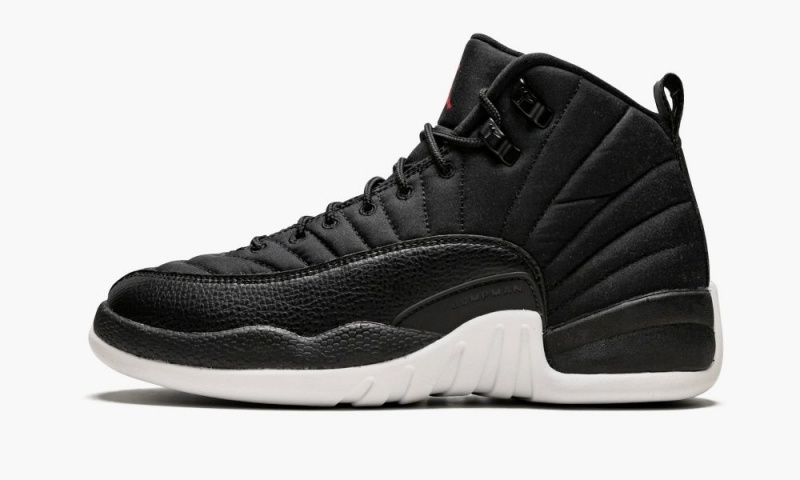 Nike Air Jordan 12 Retro BG 'Nylon' Schoenen Kinderen Zwart Rood Wit Nederland | 961408-ARF