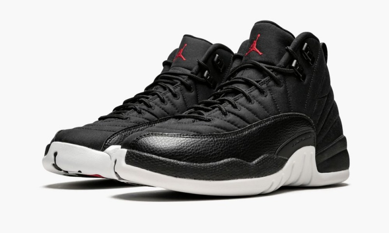 Nike Air Jordan 12 Retro BG 'Nylon' Schoenen Kinderen Zwart Rood Wit Nederland | 961408-ARF