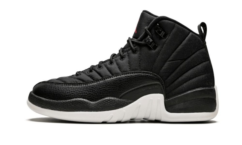 Nike Air Jordan 12 Retro BG \'Nylon\' Schoenen Kinderen Zwart Rood Wit Nederland | 961408-ARF