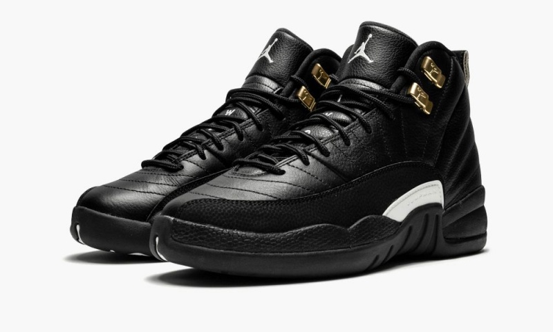 Nike Air Jordan 12 Retro BG 'The Master' Schoenen Kinderen Wit Zwart Goud Nederland | 864025-OJT