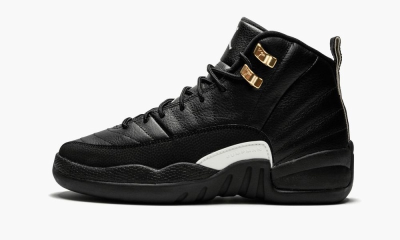 Nike Air Jordan 12 Retro BG \'The Master\' Schoenen Kinderen Wit Zwart Goud Nederland | 864025-OJT