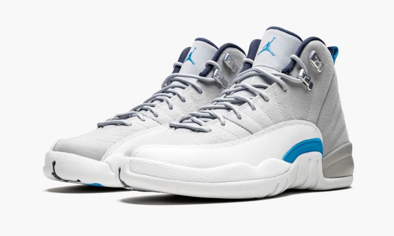 Nike Air Jordan 12 Retro BG 'UNC' Schoenen Kinderen Grijs Wit Nederland | 302546-IKP