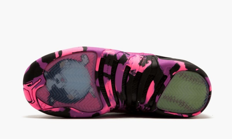 Nike Air Jordan 12 Retro DB BG Schoenen Kinderen Zwart Roze Paars Nederland | 512340-QJA