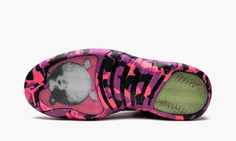 Nike Air Jordan 12 Retro DB 'Doernbecher' Schoenen Heren Zwart Roze Paars Nederland | 064783-CVK