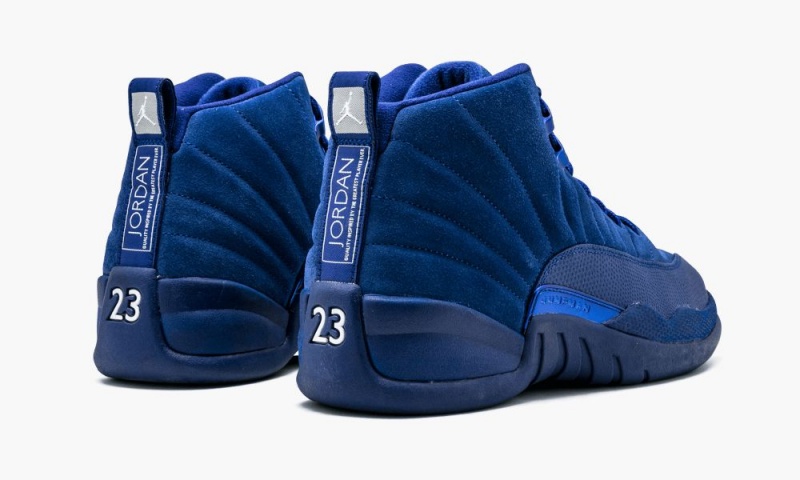 Nike Air Jordan 12 Retro 'Deep Royal Suede' Schoenen Heren Diepkoningsblauw Blauw Wit Nederland | 904853-RVP