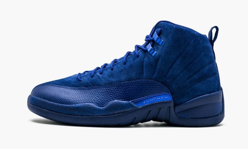 Nike Air Jordan 12 Retro \'Deep Royal Suede\' Schoenen Heren Diepkoningsblauw Blauw Wit Nederland | 904853-RVP