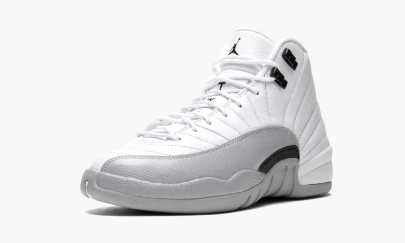 Nike Air Jordan 12 Retro GG 'Baron' Schoenen Kinderen Wit Zwart Grijs Nederland | 815632-JKB
