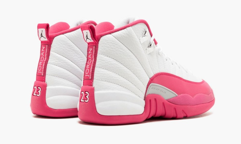 Nike Air Jordan 12 Retro GG 'Valentine's Day' Schoenen Kinderen Wit Roze Zilver Nederland | 907138-EIW